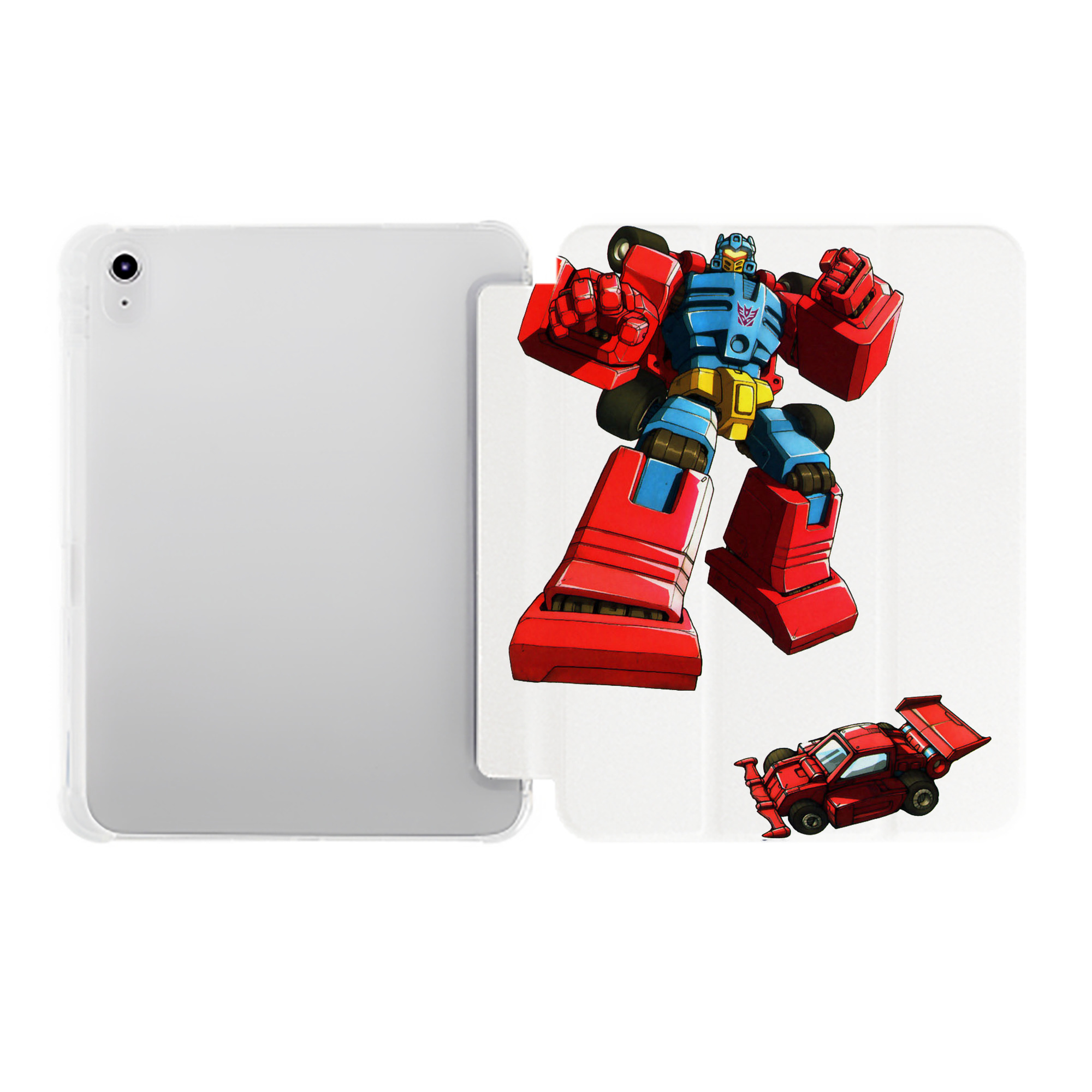 （画像用）  IPad ケース ペン収納付き 三つ折りスタンド PUレザー×シリコン 対応機種9.5/10.5/10.9インチ